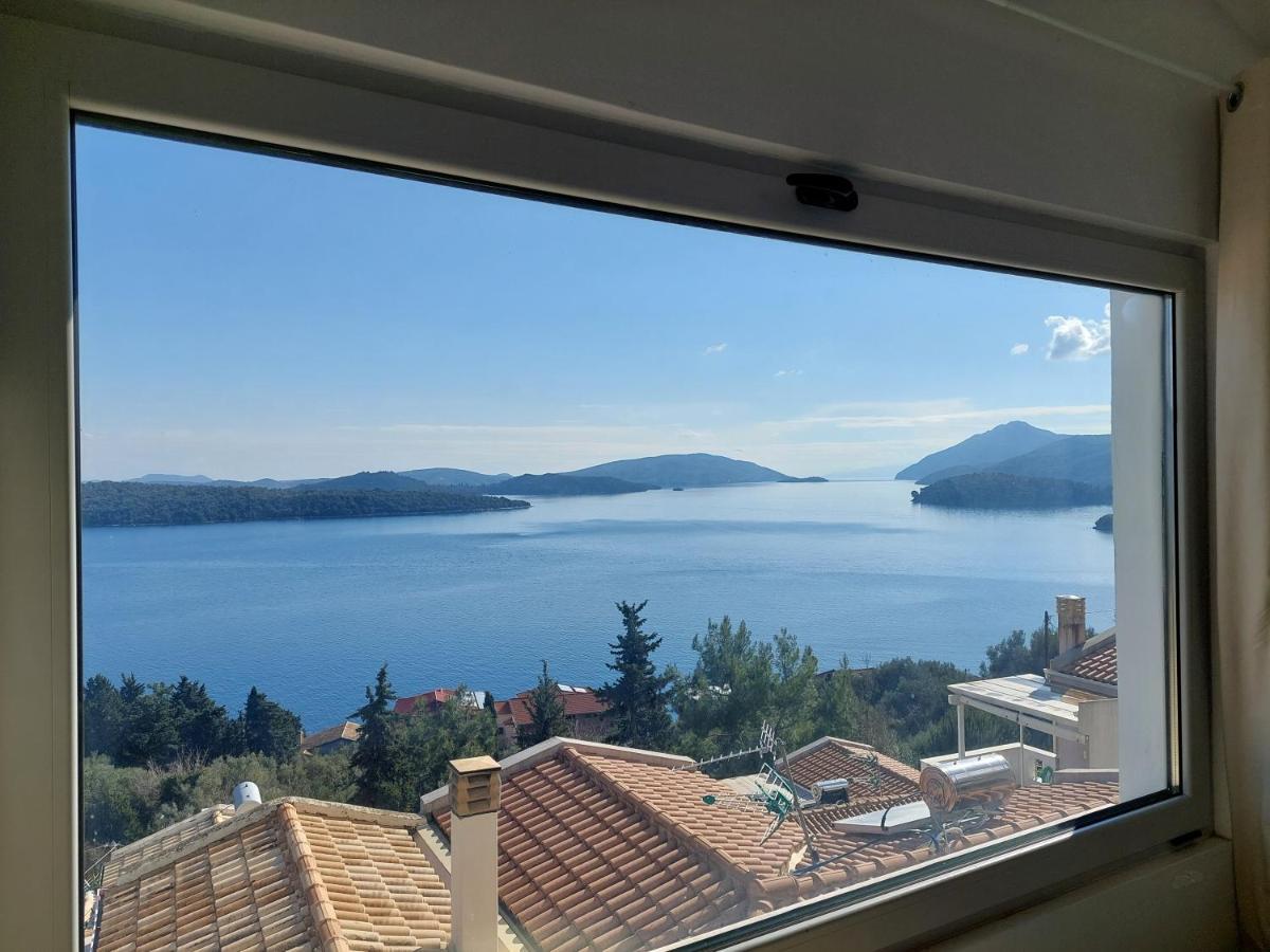 Lefkada Unique Sea View Apartment นีดรี ภายนอก รูปภาพ