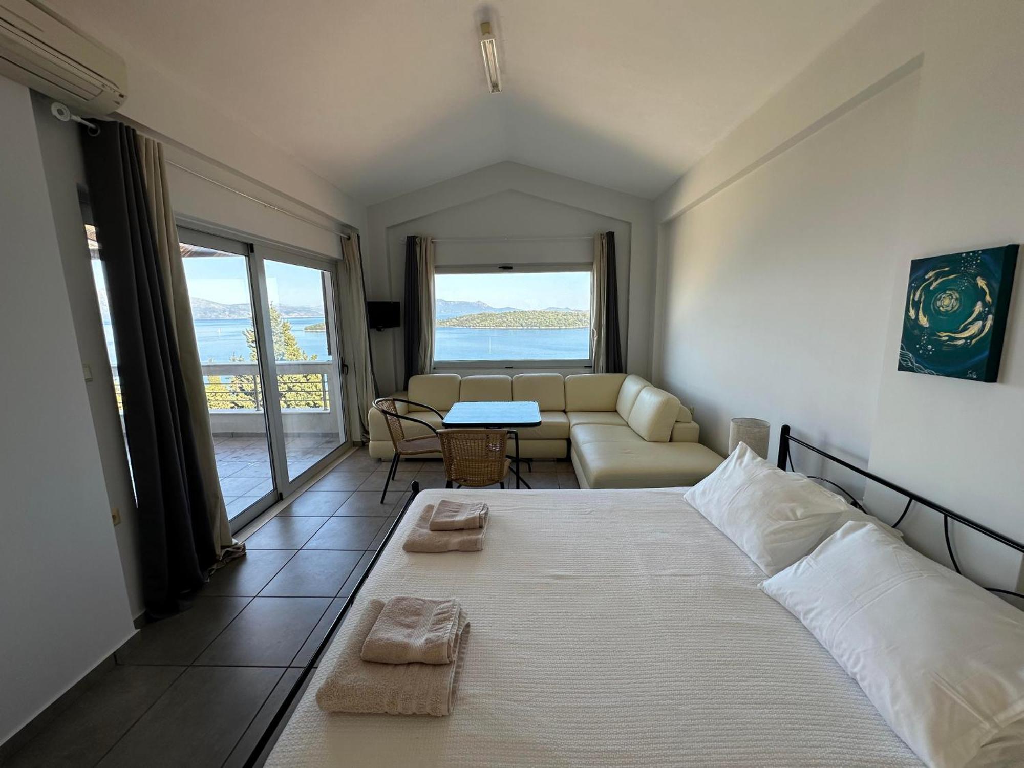 Lefkada Unique Sea View Apartment นีดรี ภายนอก รูปภาพ